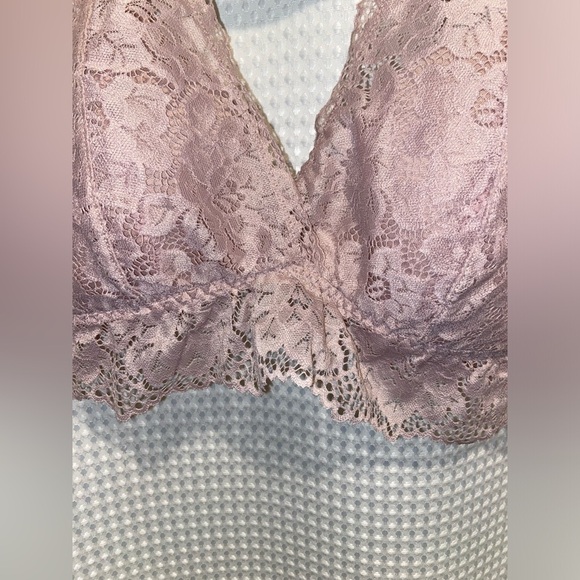 Women’s Blumind soft pink stretchy Lace bralette size XL NWT - Picture 3 of 11